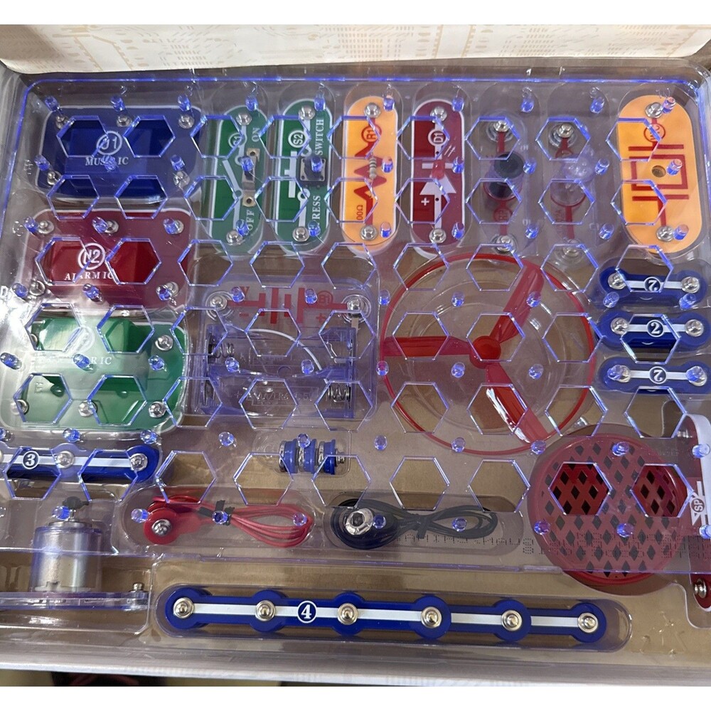 Elenco Snap Circuits Jr SC-100 Experiment Electronics Discovery Educational Kit - Picture 3 of 4